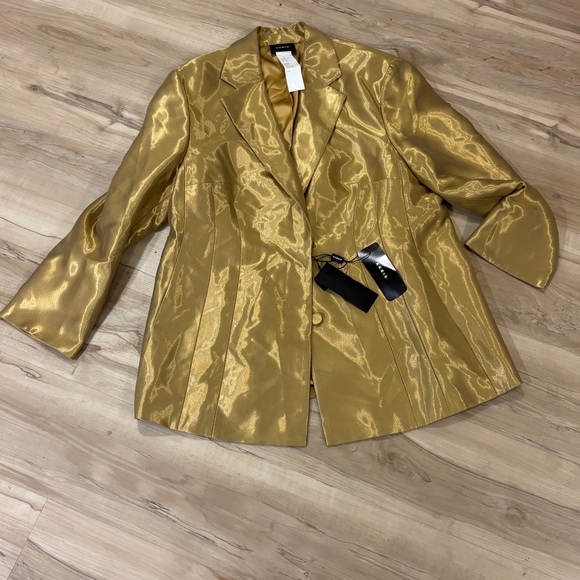 NWT Akris Walker Metallic Single-Breasted Blazer - Picture 3 of 8